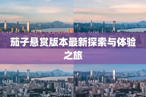 茄子悬赏版本最新探索与体验之旅