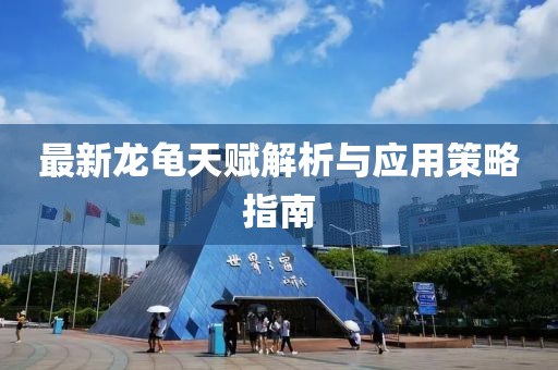 最新龙龟天赋解析与应用策略指南