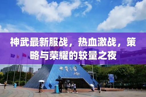 神武最新服战，热血激战，策略与荣耀的较量之夜
