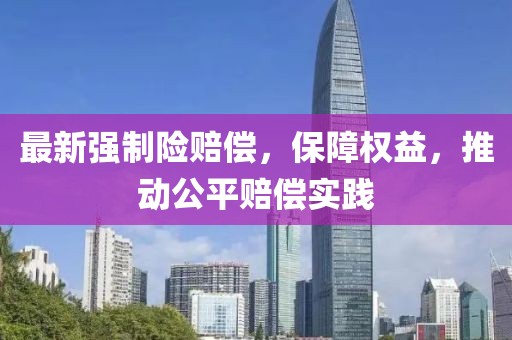 最新强制险赔偿，保障权益，推动公平赔偿实践