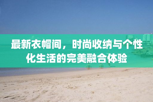 最新衣帽间，时尚收纳与个性化生活的完美融合体验