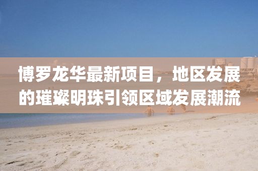 博罗龙华最新项目，地区发展的璀璨明珠引领区域发展潮流