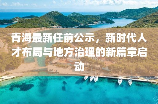 青海最新任前公示，新时代人才布局与地方治理的新篇章启动