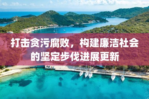 打击贪污腐败，构建廉洁社会的坚定步伐进展更新