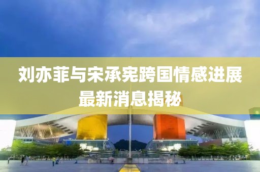 刘亦菲与宋承宪跨国情感进展最新消息揭秘