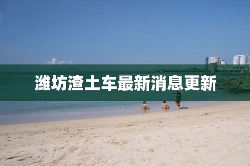 潍坊渣土车最新消息更新