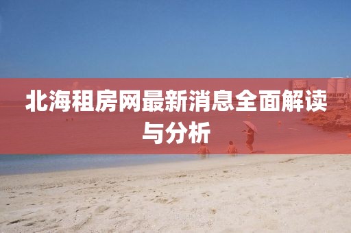 北海租房网最新消息全面解读与分析