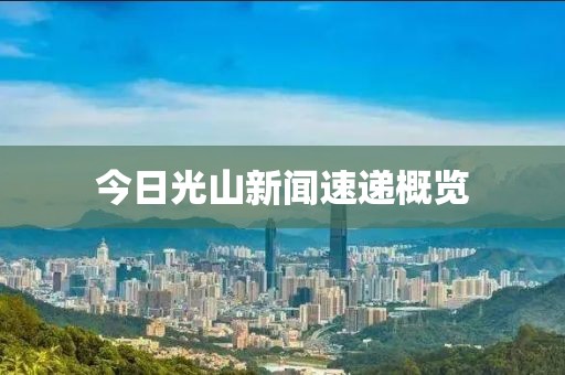 今日光山新闻速递概览