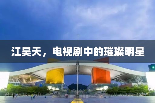 江昊天，电视剧中的璀璨明星