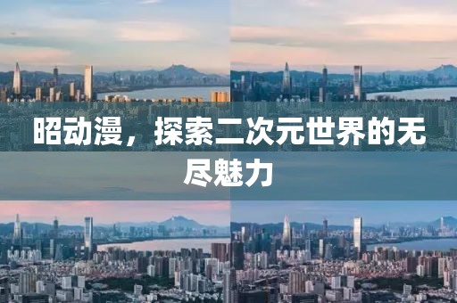 昭动漫，探索二次元世界的无尽魅力