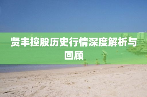 贤丰控股历史行情深度解析与回顾