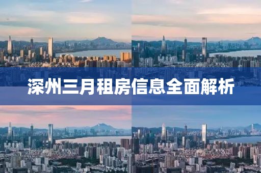 深州三月租房信息全面解析