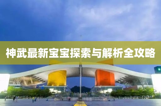 神武最新宝宝探索与解析全攻略