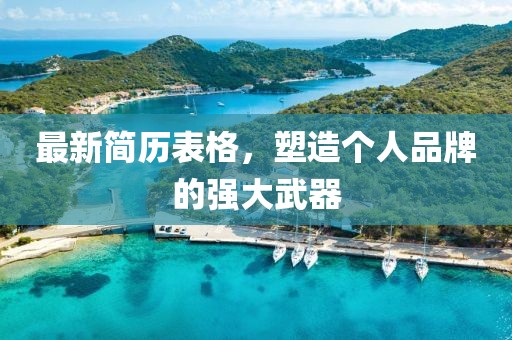 最新简历表格，塑造个人品牌的强大武器