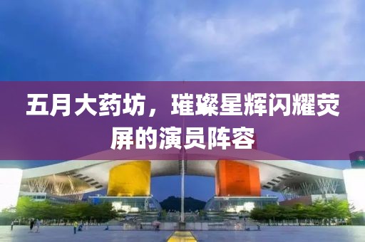 五月大药坊，璀璨星辉闪耀荧屏的演员阵容