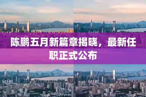 陈鹏五月新篇章揭晓，最新任职正式公布