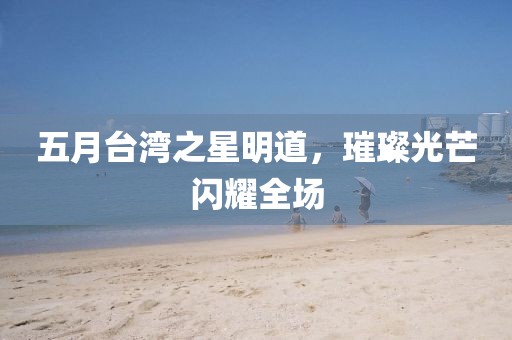 五月台湾之星明道，璀璨光芒闪耀全场