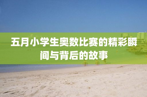 五月小学生奥数比赛的精彩瞬间与背后的故事