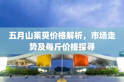五月山茱萸价格解析，市场走势及每斤价格探寻