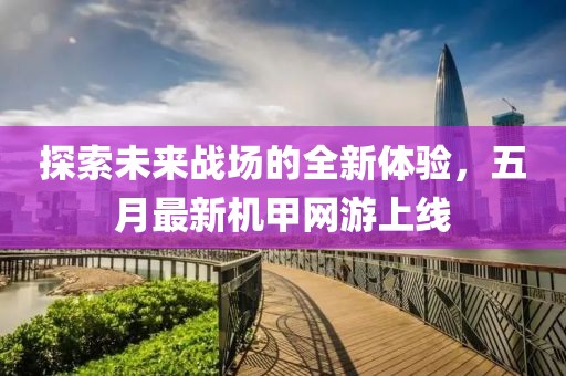探索未来战场的全新体验，五月最新机甲网游上线