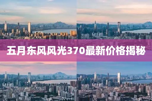 五月东风风光370最新价格揭秘
