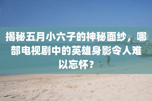 揭秘五月小六子的神秘面纱，哪部电视剧中的英雄身影令人难以忘怀？