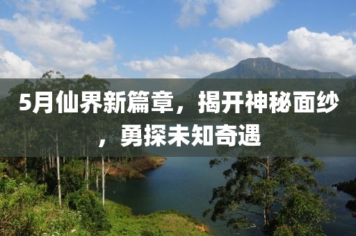 5月仙界新篇章，揭开神秘面纱，勇探未知奇遇
