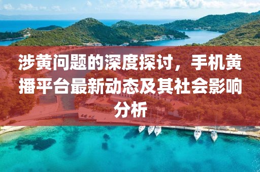 涉黄问题的深度探讨，手机黄播平台最新动态及其社会影响分析