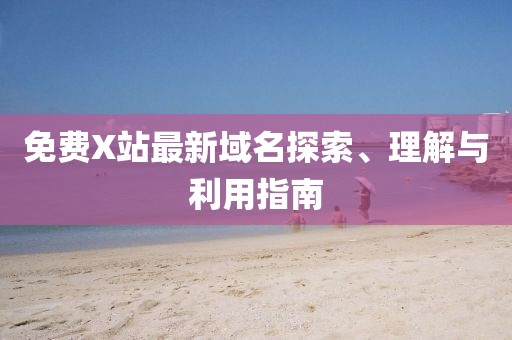 免费X站最新域名探索、理解与利用指南