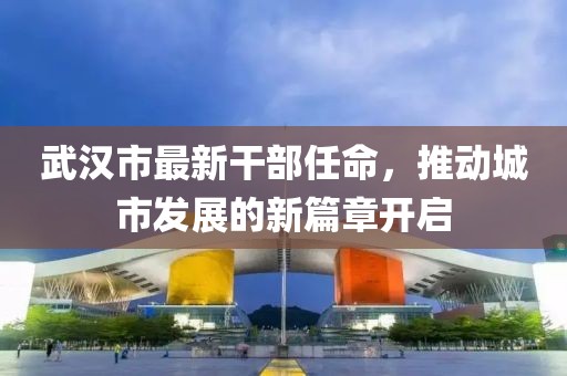 武汉市最新干部任命，推动城市发展的新篇章开启