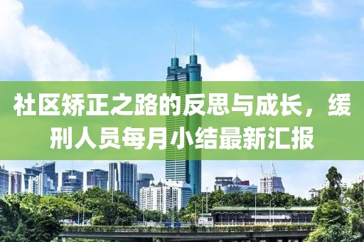 社区矫正之路的反思与成长，缓刑人员每月小结最新汇报