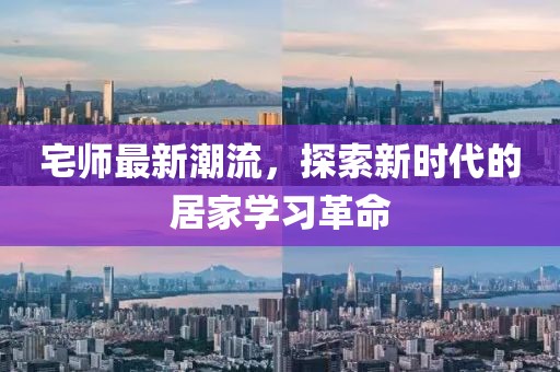 宅师最新潮流，探索新时代的居家学习革命