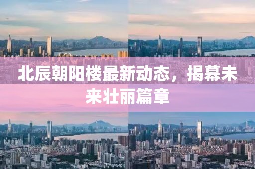 北辰朝阳楼最新动态，揭幕未来壮丽篇章