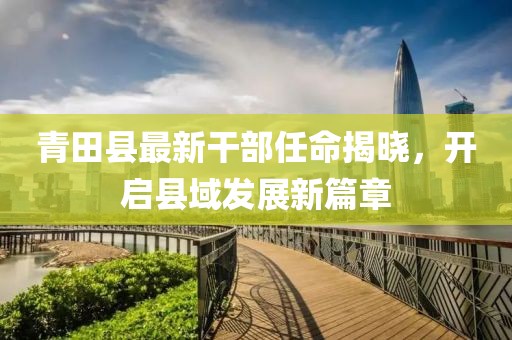 青田县最新干部任命揭晓，开启县域发展新篇章