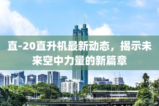 直-20直升机最新动态，揭示未来空中力量的新篇章