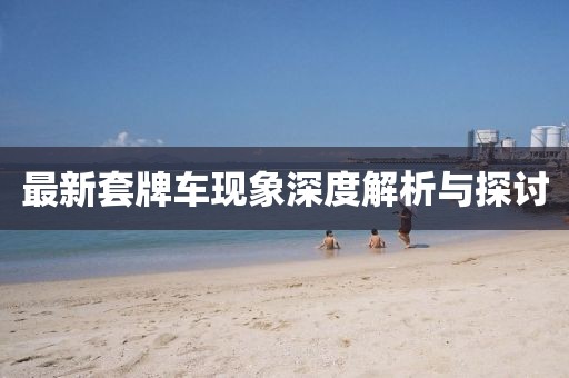 最新套牌车现象深度解析与探讨